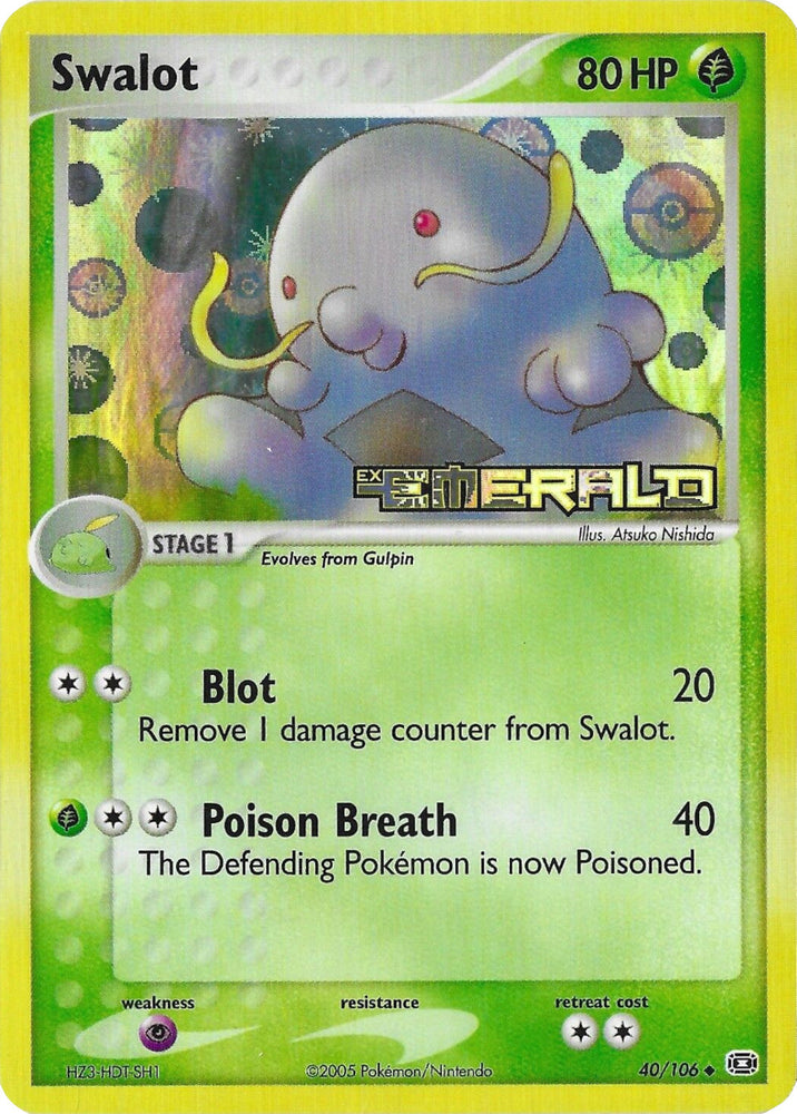 Swalot (40/106) (Stamped) [EX: Emerald] Pokémon