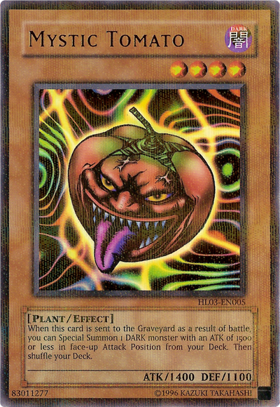 Mystic Tomato [HL03-EN005] Parallel Rare Yu-Gi-Oh!