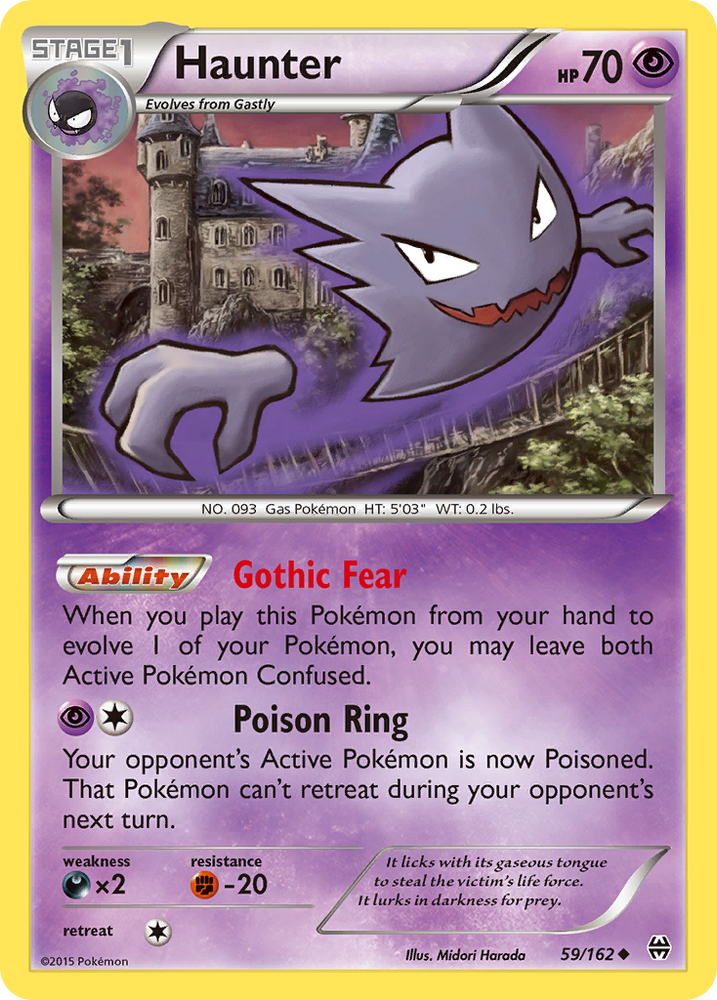 Haunter (59/162) [XY: BREAKthrough] Pokémon