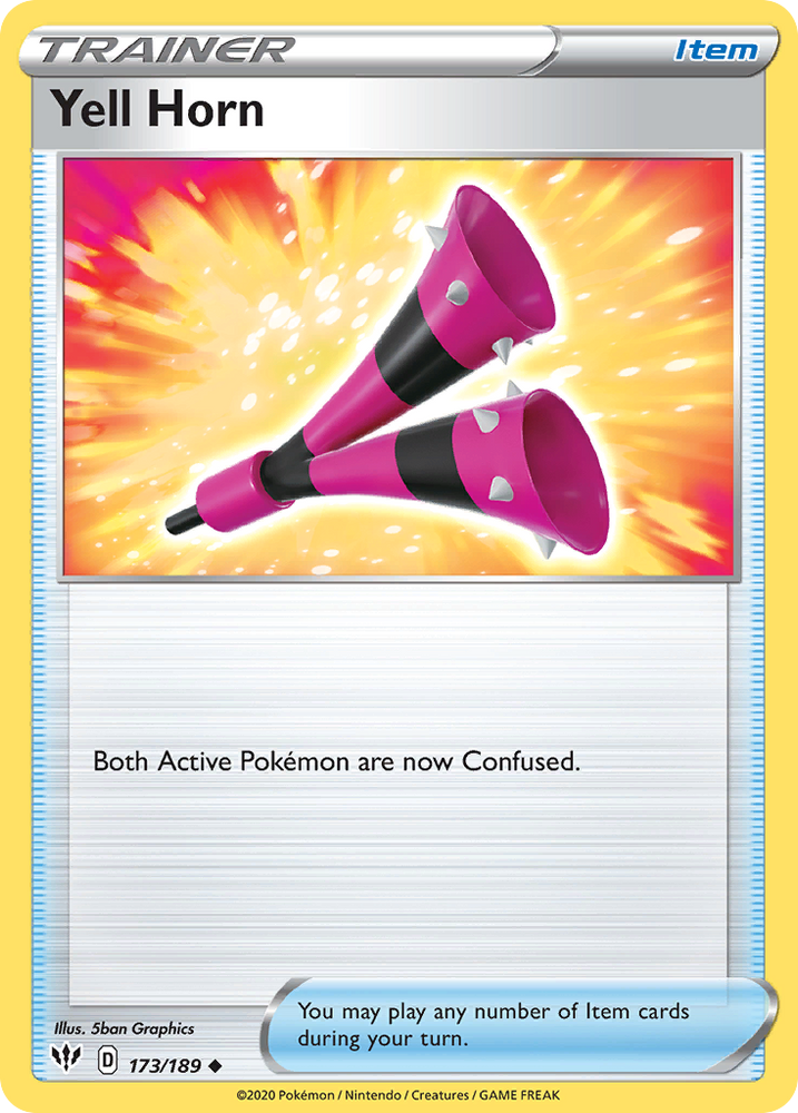 Yell Horn (173/189) [Sword & Shield: Darkness Ablaze] Pokémon
