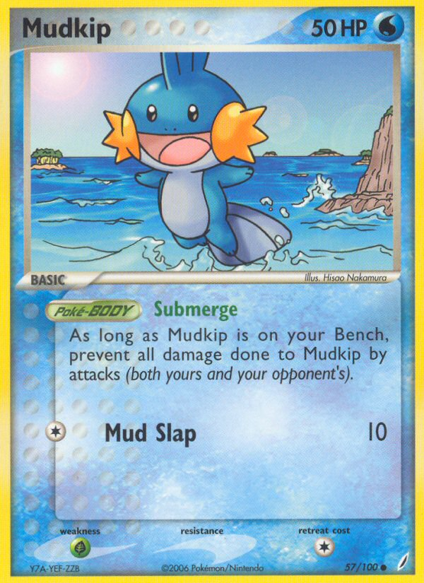 Mudkip (57/100) [EX: Crystal Guardians] Pokémon
