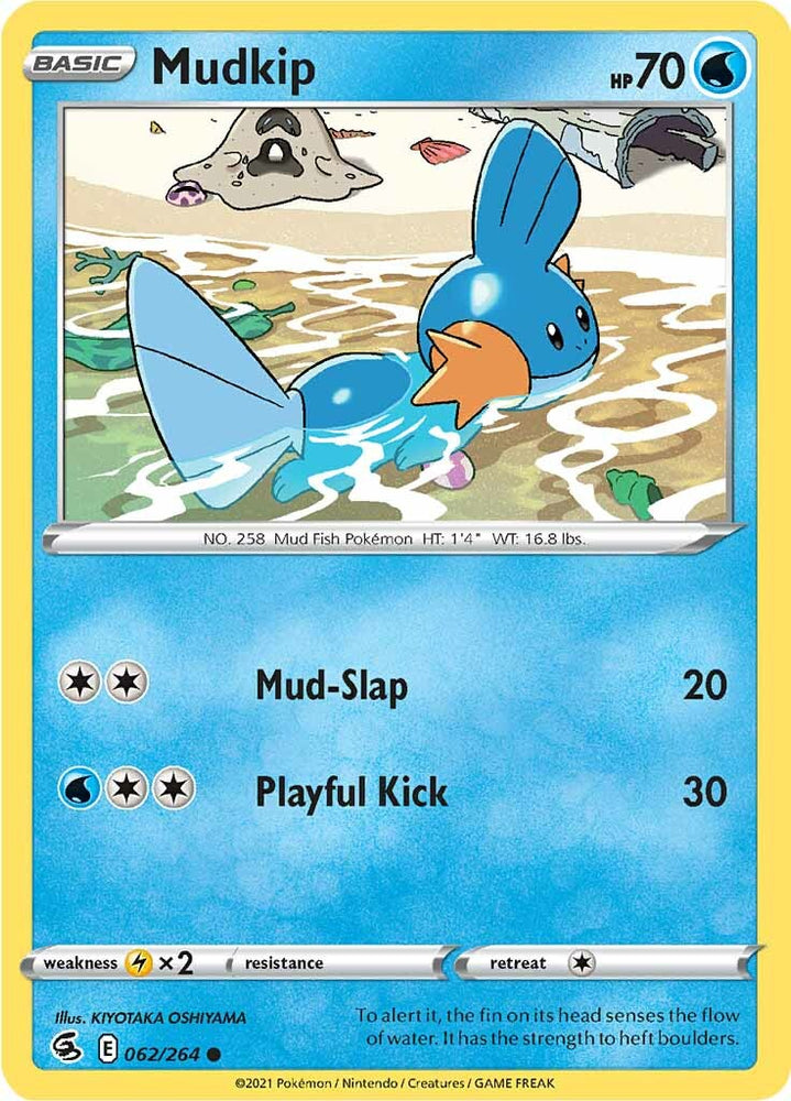 Mudkip (062/264) [Sword & Shield: Fusion Strike] Pokémon