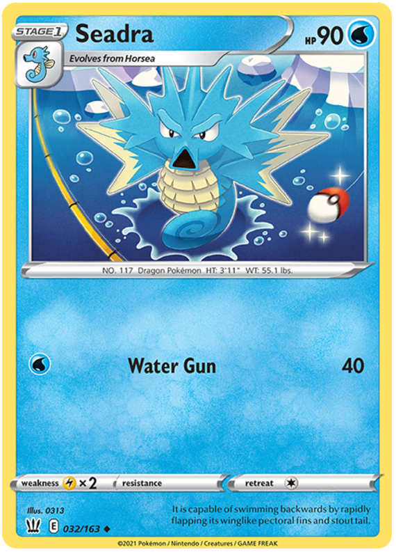 Seadra (032/163) [Sword & Shield: Battle Styles] Pokémon