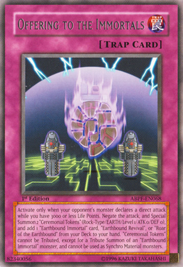 Offering to the Immortals [ABPF-EN068] Rare Yu-Gi-Oh!