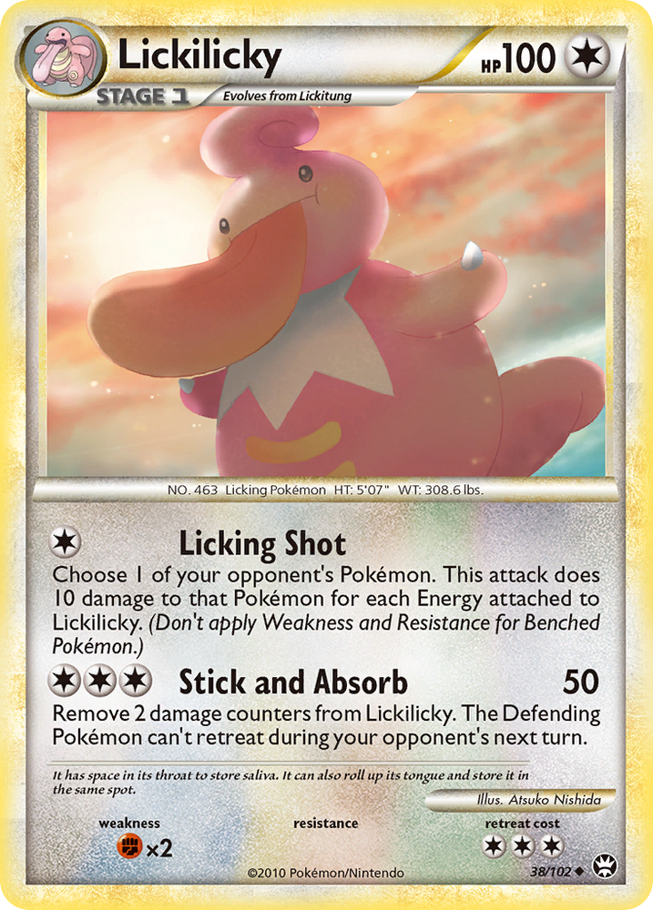 Lickilicky (38/102) [HeartGold & SoulSilver: Triumphant] Pokémon