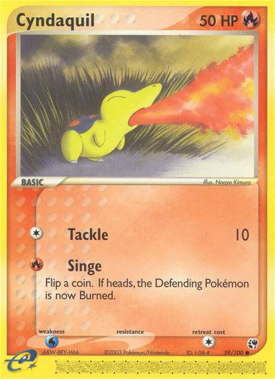 Cyndaquil (59/100) [EX: Sandstorm] Pokémon