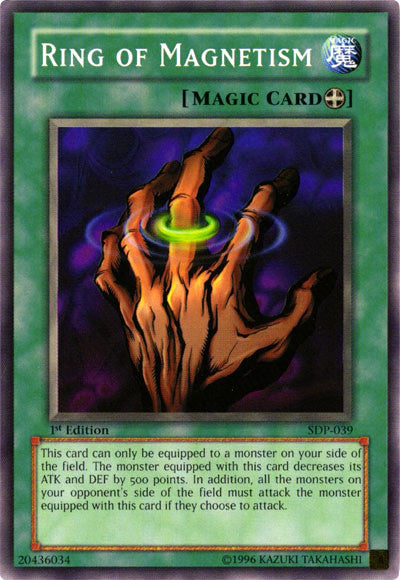 Ring of Magnetism [SDP-039] Common Yu-Gi-Oh!
