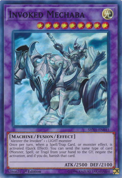 Invoked Mechaba [SHVA-EN041] Super Rare Yu-Gi-Oh!