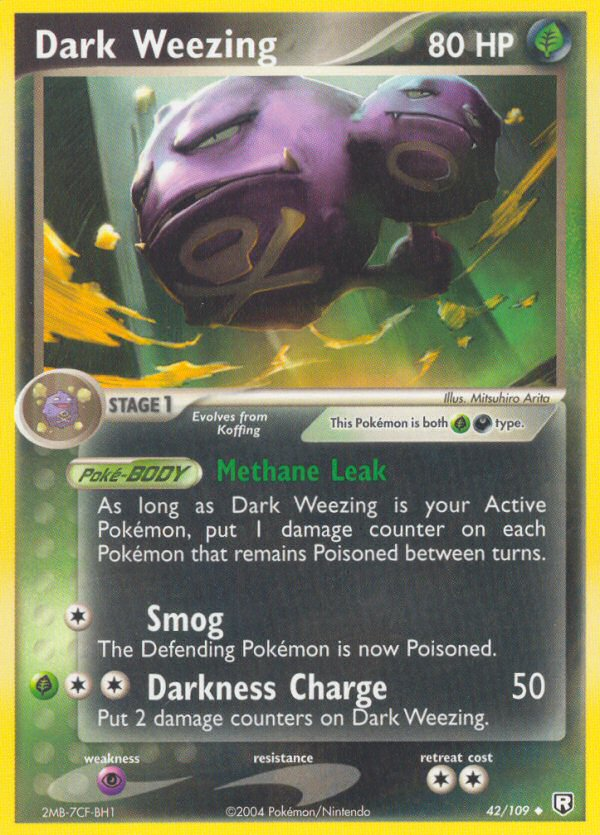 Dark Weezing (42/109) [EX: Team Rocket Returns] Pokémon