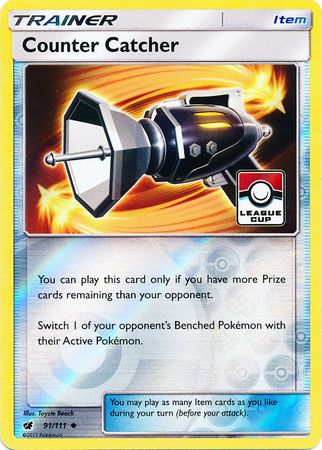 Counter Catcher (91/111) (League Promo) [Sun & Moon: Crimson Invasion] Pokémon