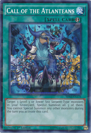 Call of the Atlanteans [BP03-EN178] Shatterfoil Rare Yu-Gi-Oh!