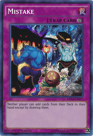 Mistake [MP14-EN177] Secret Rare Yu-Gi-Oh!