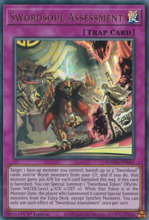 Swordsoul Assessment [MAMA-EN043] Ultra Rare Yu-Gi-Oh!