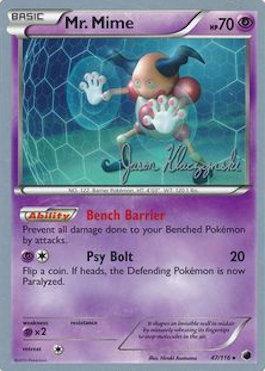 Mr. Mime (47/116) (Darkrai Deck - Jason Klaczynski) [World Championships 2013] Pokémon