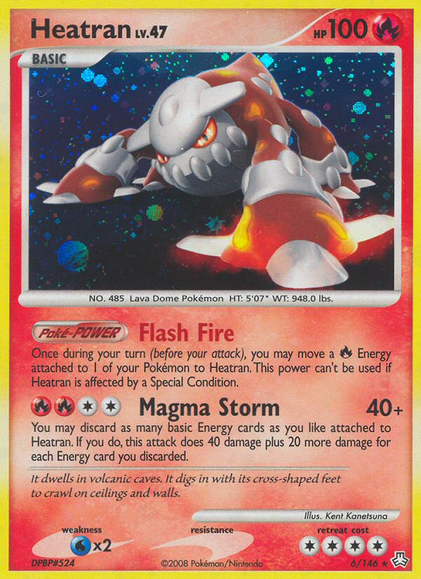 Heatran (6/146) [Diamond & Pearl: Legends Awakened] Pokémon