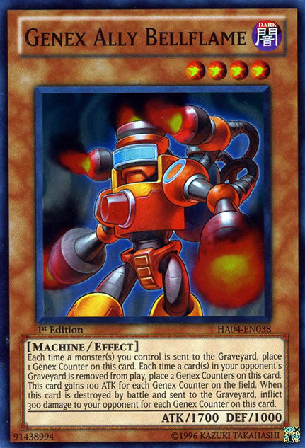 Genex Ally Bellflame [HA04-EN038] Super Rare Yu-Gi-Oh!