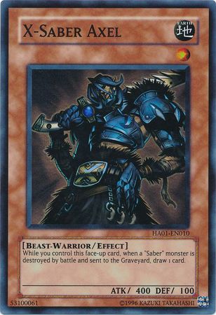 X-Saber Axel [HA01-EN010] Super Rare Yu-Gi-Oh!