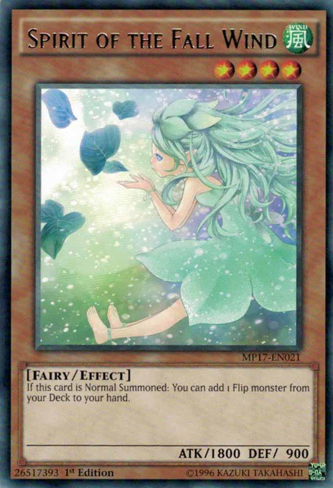 Spirit of the Fall Wind [MP17-EN021] Rare Yu-Gi-Oh!