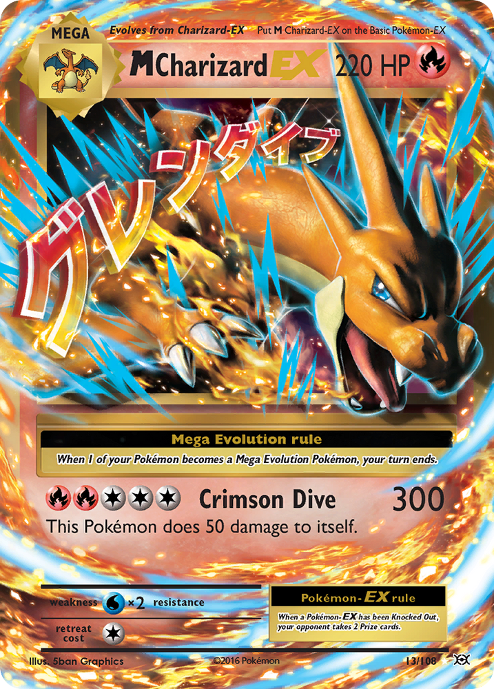 M Charizard EX (13/108) [XY: Evolutions] Pokémon