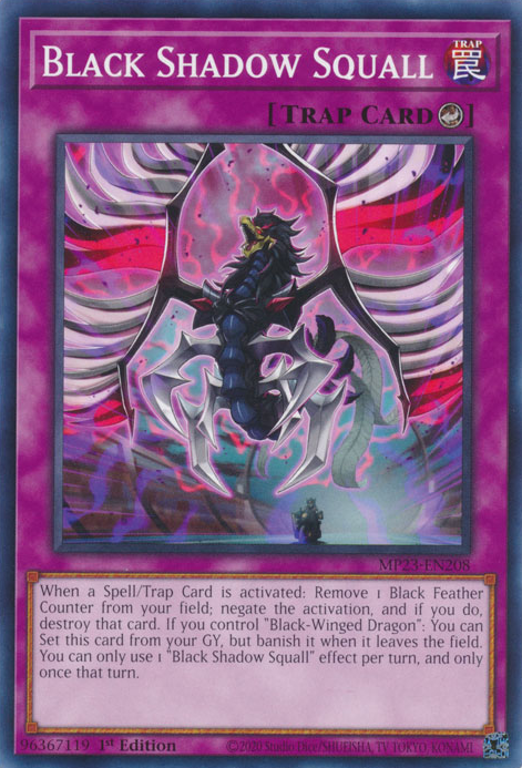 Black Shadow Squall [MP23-EN208] Common Yu-Gi-Oh!