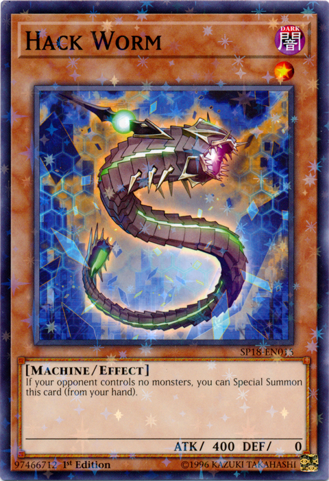 Hack Worm [SP18-EN015] Starfoil Rare Yu-Gi-Oh!