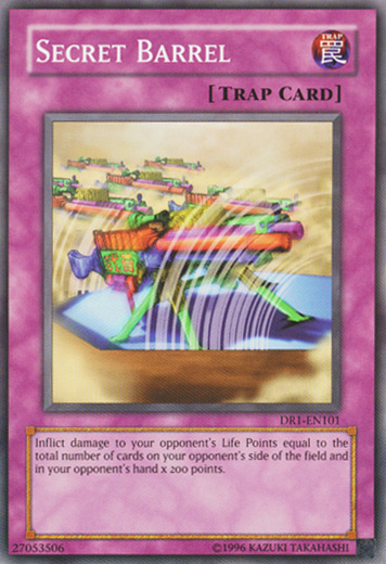 Secret Barrel [DR1-EN101] Common Yu-Gi-Oh!