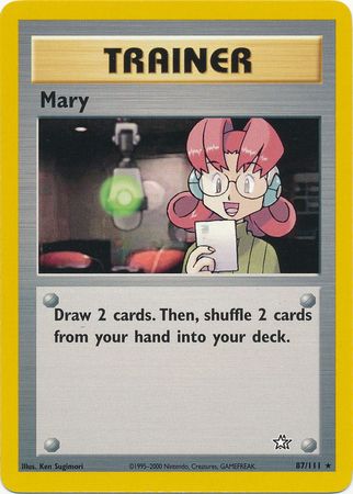 Mary (87/111) [Neo Genesis Unlimited] Pokémon