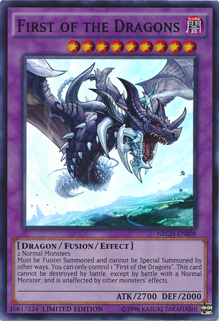 First of the Dragons (SE) [NECH-ENS08] Super Rare Yu-Gi-Oh!