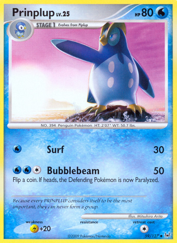 Prinplup (59/127) [Platinum: Base Set] Pokémon