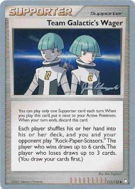 Team Galactic's Wager (115/123) (Psychic Lock - Jason Klaczynski) [World Championships 2008] Pokémon