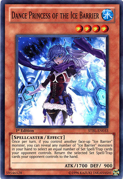 Dance Princess of the Ice Barrier [STBL-EN033] Super Rare Yu-Gi-Oh!