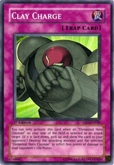 Clay Charge [DP1-EN030] Super Rare Yu-Gi-Oh!