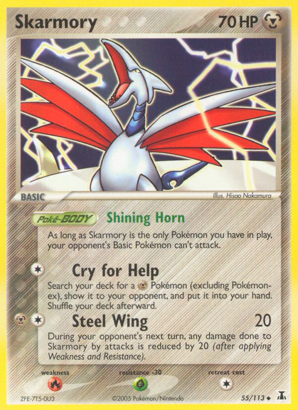 Skarmory (55/113) [EX: Delta Species] Pokémon