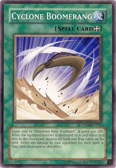 Cyclone Boomerang [DR04-EN162] Common Yu-Gi-Oh!