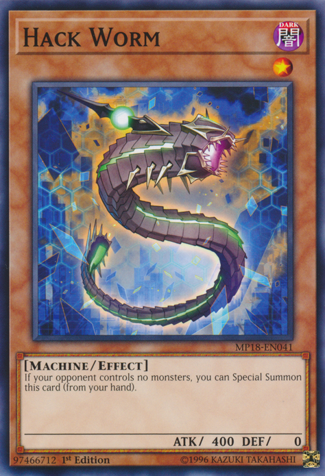 Hack Worm [MP18-EN041] Common Yu-Gi-Oh!