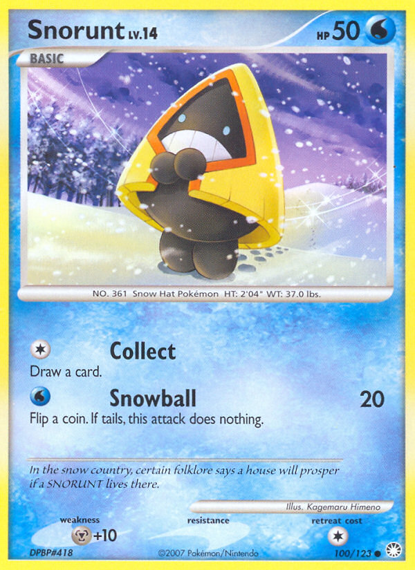 Snorunt (100/123) [Diamond & Pearl: Mysterious Treasures] Pokémon