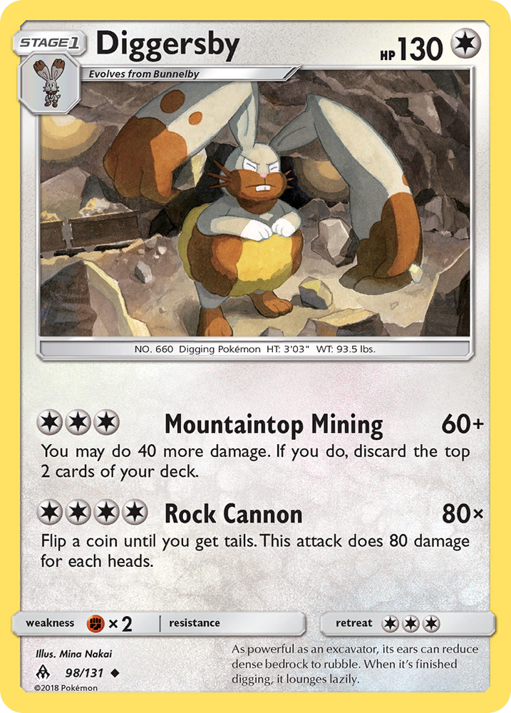 Diggersby (98/131) [Sun & Moon: Forbidden Light] Pokémon