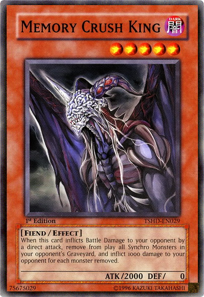 Memory Crush King [TSHD-EN029] Common Yu-Gi-Oh!