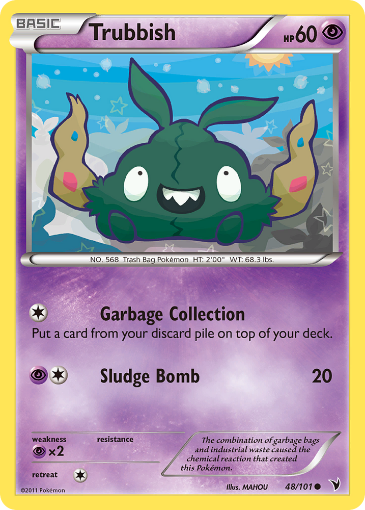 Trubbish (48/101) [Black & White: Noble Victories] Pokémon