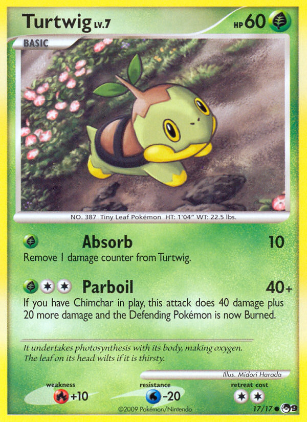 Turtwig (17/17) [POP Series 9] Pokémon