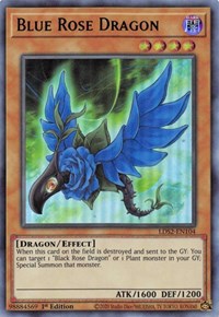 Blue Rose Dragon (Blue) [LDS2-EN104] Ultra Rare Yu-Gi-Oh!