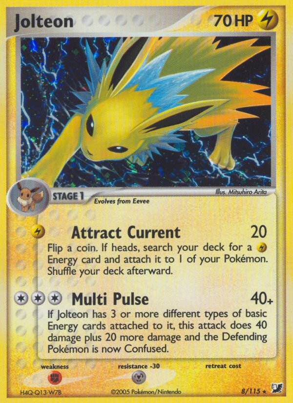 Jolteon (8/115) [EX: Unseen Forces] Pokémon