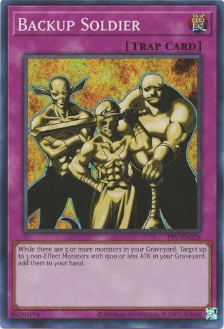 Backup Soldier (25th Anniversary) [PSV-EN028] Super Rare Yu-Gi-Oh!