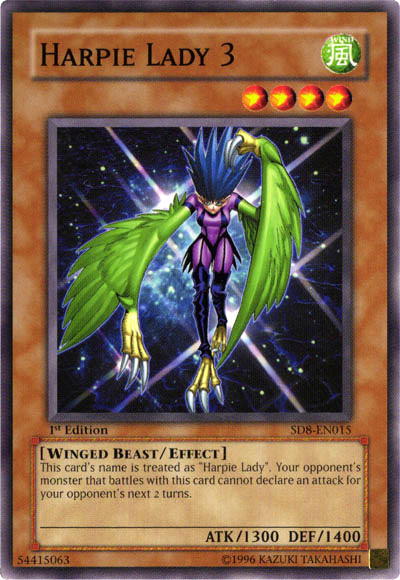 Harpie Lady 3 [SD8-EN015] Common Yu-Gi-Oh!