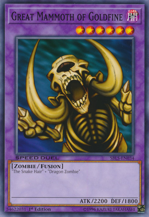 Great Mammoth of Goldfine [SBLS-EN034] Common Yu-Gi-Oh!