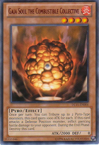 Gaia Soul the Combustible Collective (Red) [DL15-EN004] Rare Yu-Gi-Oh!