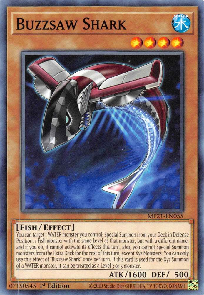 Buzzsaw Shark [MP21-EN055] Common Yu-Gi-Oh!