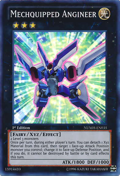 Mechquipped Angineer [NUMH-EN035] Super Rare Yu-Gi-Oh!
