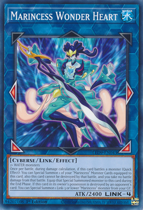 Marincess Wonder Heart [LED9-EN043] Common Yu-Gi-Oh!
