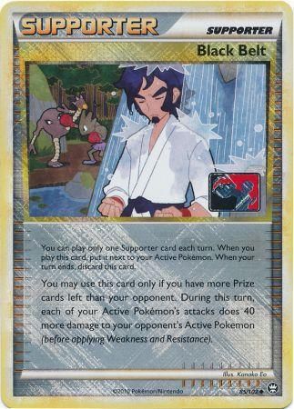 Black Belt (85/102) (League Promo) [HeartGold & SoulSilver: Triumphant] Pokémon